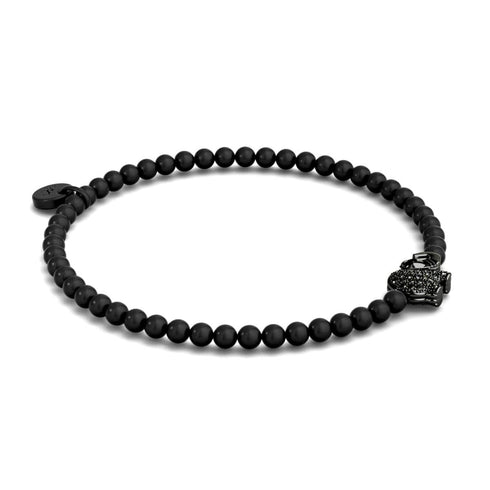 Heiligtum | Rotguss | Kristall-Elefanten-Charm-Armband